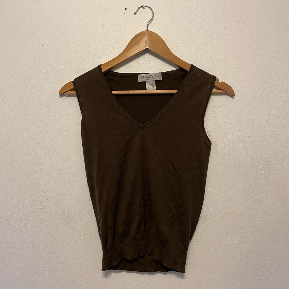 Brown Brooks Brothers Top